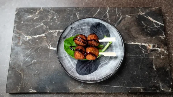 Kyllingekødboller m. Teriyaki